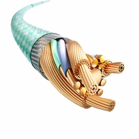 Joyroom Multi-Color Series S-A34 USB-A / Lightning 3A kabelis 1m - zaļš