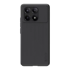 Nillkin Super Frosted Shield Pro viedtālruņa apvalks Xiaomi Redmi K70E/Poco X6 Pro 5G (melns)