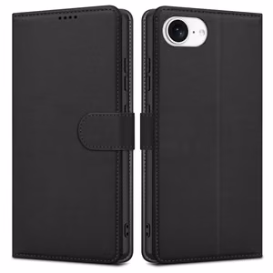 Korpuss Fancy Wallet Apple iPhone 7/8/SE 2020/SE 2022 melns