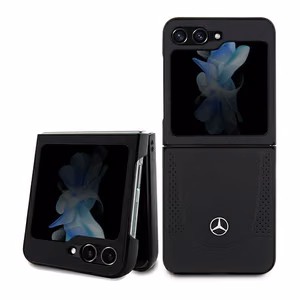 Mercedes Ādas Urban viedtālruņa apvalks Samsung Galaxy Z Flip 5 - melns