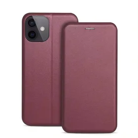 Futrālis Book Elegance Xiaomi Redmi Note 14 Pro 5G/Poco X7 bordo krāsā