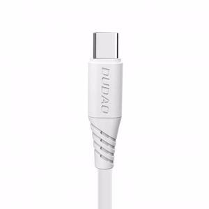 USB Kabelis Dudao L2T balts Type-C 100cm (līdz 5A)
