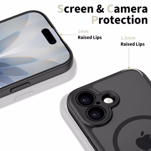Tech-Protect BasicMag magnētiskais viedtālruņa apvalks iPhone 17 - matēts melns