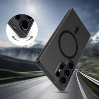 Tech-Protect MagSlim MagSafe viedtālruņa apvalks Samsung Galaxy S25 Edge - matēts melns