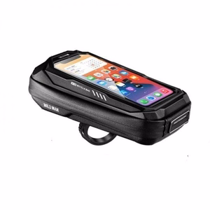 WILDMAN ceļojumu soma velosipēda stūrei ar rāvējslēdzēju, 0,5L (4 "- 7"), X3, melna