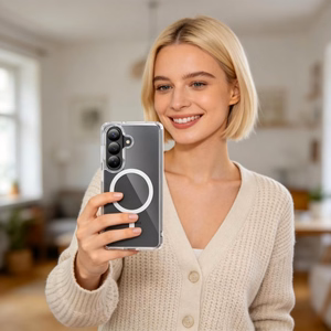 Tech-Protect FlexAir Hybrid MagSafe Maciņš for Samsung Galaxy S26 - caurspīdīgs