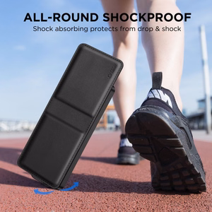 Tech-Protect Wallet viedtālruņa apvalks Samsung Galaxy Z Flip 6 / 7 Fe - melns