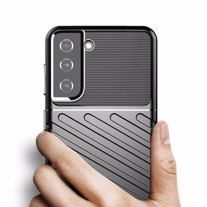 Thunder apvalks viedtālrunim Samsung Galaxy A14 5G silikona bruņu apvalks melns