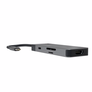 Green Cell USB-C centrmezgls GC Connect 7-in-1 (3x USB 3.1, HDMI 4K 60Hz, USB-C PD 85W, MicroSD/SD)