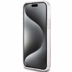 Guess IML GCube Magnētiskais viedtālruņa apvalks iPhone 15 Plus / 14 Plus - brūna