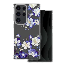 IMD apdrukas futrālis priekš Samsung Galaxy S23 Ultra floral