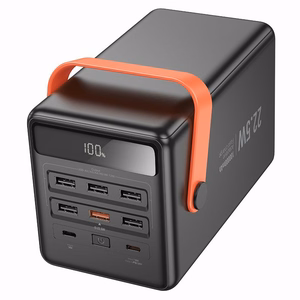 Portatīvais lādētājs Hoco J142 22.5W+PD20W 100000mAh melns