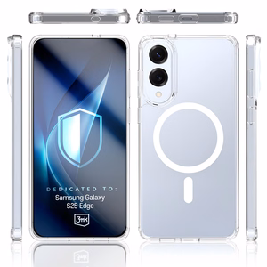 3mk Armor MagCase для Samsung Galaxy S25 Edge - прозрачный