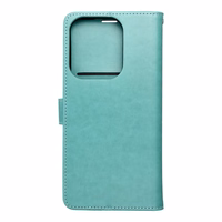 MEZZO grāmatas tipa viedtālruņa apvalks XIAOMI Redmi 15C (173,16 x 81,07 x 8,2) ar mandalu, zaļš