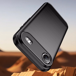 Carbon viedtālruņa apvalks iPhone 17 Air - melns