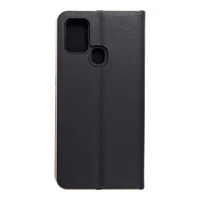 LUNA Book Gold viedtālruņa apvalks SAMSUNG A21s melns