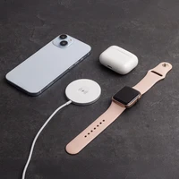 Forever MAWC-400 magnētiskais bezvadu lādētājs 15W balts 3in1