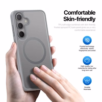 DUX DUCIS viedtālruņa apvalks YIND saderīgs ar MagSafe SAMSUNG S25 pelēks