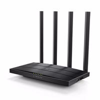 TP-Link Archer C6U wireless router Gigabit Ethernet Dual-band (2.4 GHz / 5 GHz) melns
