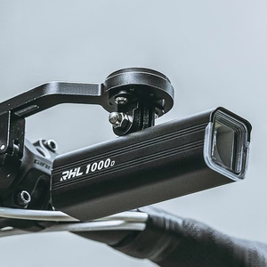Rockbros RHL1500 priekšējais velosipēda lukturis 5000mAh 1500lm IPX6 - melns
