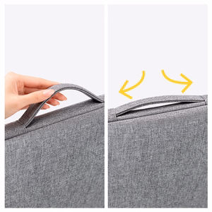 Wozinsky WTNP-17G 17" Laptop Bag with Retractable Handle - Gray