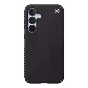 Speck Presidio2 Grip vāciņš ierīcei Samsung Galaxy S25+ / S24+, melns / slānekļa pelēks
