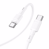 Kabelis USB C uz USB C Hoco 3A 60W 1 m X83 balts
