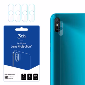 Hibrīda stikls 3MK Hibrīda stikls kameras XIAOMI REDMI 9A priekš kamerai 4 gab.