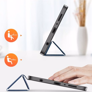 Korpuss Dux Ducis Domo Samsung X110/X115 Tab A9 8.7/X130/X135 Tab A11 8.7 tumši zils