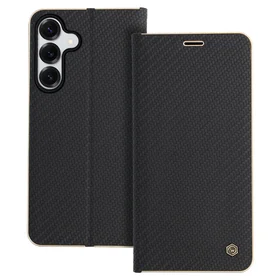 Wonder Frame Carbon Viedtālruņa apvalks Samsung Galaxy S25 FE melns