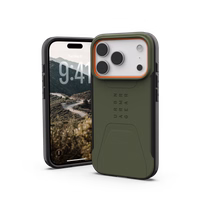 UAG Civilian MagSafe maciņš iPhone 17 Pro - olive and oranžs
