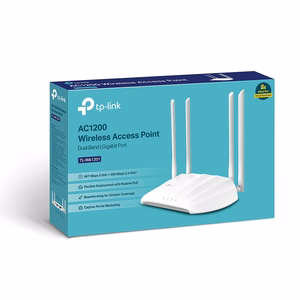 TP-LINK TL-WA1201 bezvadu piekļuves punkts 867 Mbit/s Power over Ethernet (PoE) balts
