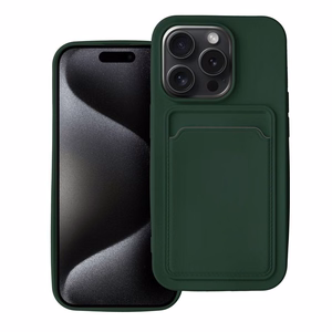 CARD viedtālruņa apvalks IPHONE 15 Pro zaļš