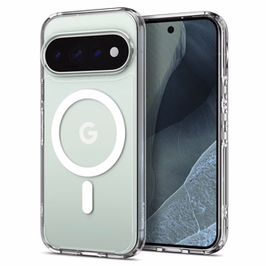 Spigen Ultra Hybrid Mag MagSafe aizsargvāciņš Google Pixel 11 Pro, caurspīdīgs / balts