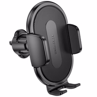 Auto tālruņa turētājs Borofone BH133 (gaisa ventilācijas atveres), melns