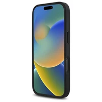 BMW M perforētā savītā līnija Magnētiskais apvalks iPhone 16 Pro - melns