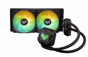 ASUS TUF GAMING LC II 240 ARGB procesora šķidruma dzesēšanas komplekts 12 cm melns