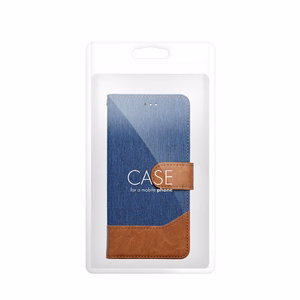 Viedtālruņa apvalks JEANS Book priekš iPhone 16e (SE 4 2025) - zils