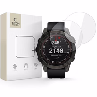 Tech-Protect Glass Fit+ 2-pack rūdītais stikls Garmin Fenix 7X / 7X Pro - caurspīdīgs