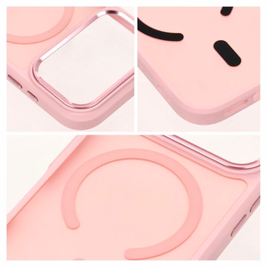 Aizsargvāciņš ierīcei iPhone 18 Pro / 17 Pro: Forcell F-Protect Smoke Hybrid Premium, saderīgs ar MagSafe, krāsa – rozā