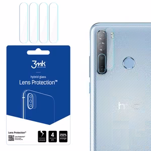 Hibrīda stikls 3MK Hibrīda stikls kameras HTC DESIRE 20 PRO priekš kamerai 4 gab.