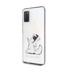 Karl Lagerfeld Choupette Fun apvalks Samsung Galaxy A31 - Caurspīdīgs