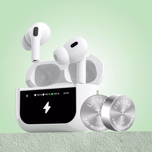 Dudao U19 Bluetooth гарнитура LED TWS V5.3 белый