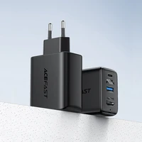 Acefast 2in1 lādētājs GaN 65W USB Type C / USB, HDMI adapteris 4K @ 60Hz (komplekts ar kabeli) balts (A17 balts)