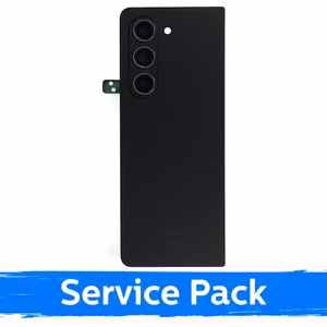Aizmugurējais vāks saderīgs ar Samsung F946 Z Fold5 / Phantom melns / (Service Pack)