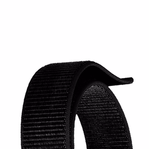 Crong Nylon Reflex Sport siksniņa Apple Watch 38 / 40 / 41 / 42 mm, melna