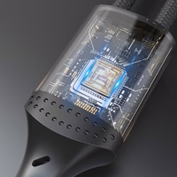 Dudao L3SM USB-A - MicroUSB 3A 1.2m pīts kabelis - melns