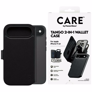 CARE by PanzerGlass Funkcionālais Tango 2in1 Maki apvalks Magnētiskais iPhone Air - Melns