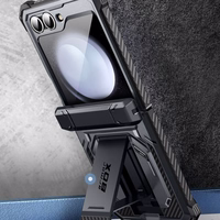 Supcase IBLSN ArmorBox viedtālruņa apvalks Samsung Galaxy Z Flip 6 - melns