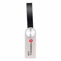 FORCELL F-DATA USB zibatmiņa Metal 16GB USB3.2 Gen 1 (USB A) sudrabaina